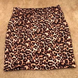 Cheetah Pencil Skirt